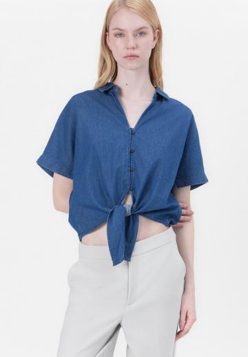 Джинсовая блузка