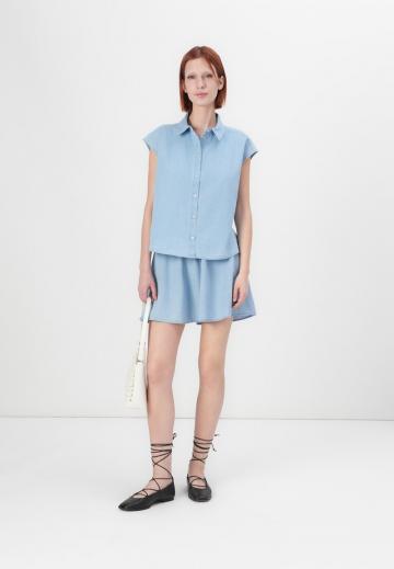 Джинсовая блузка