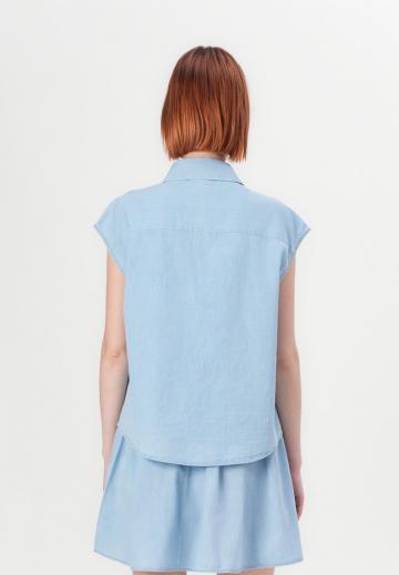 Джинсовая блузка