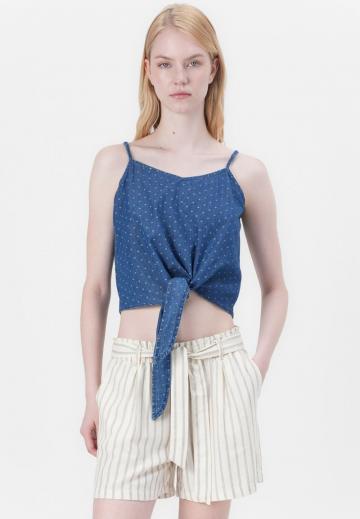 Топ на бретельках