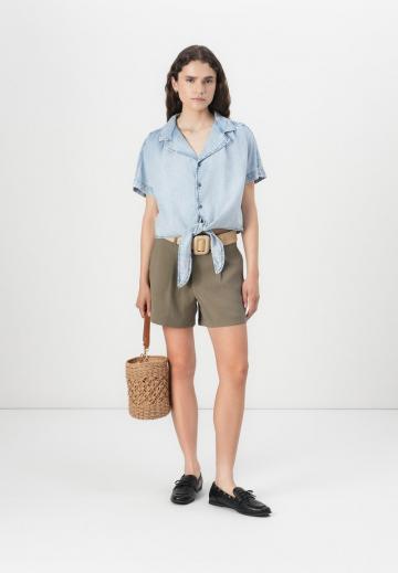 Джинсовая блузка