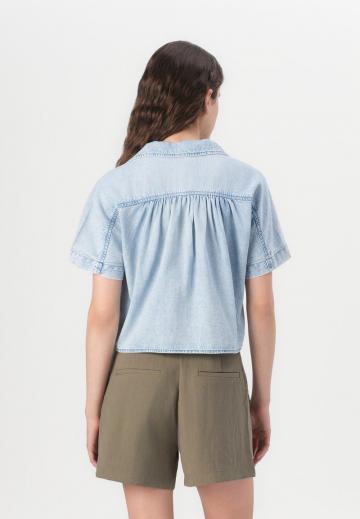 Джинсовая блузка