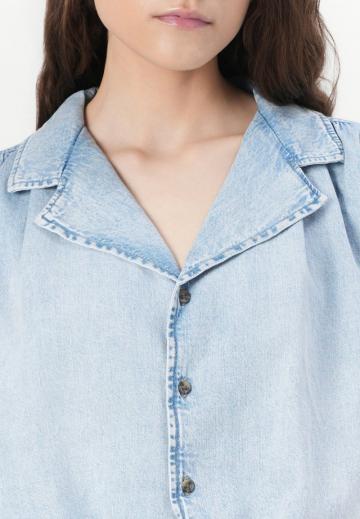 Джинсовая блузка