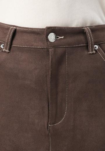 Кожаная юбка