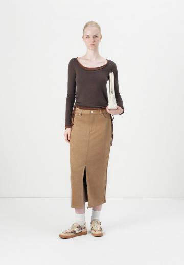 Кожаная юбка