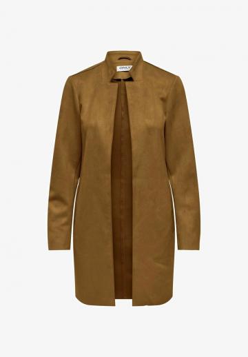 Пальто из искусственной кожи