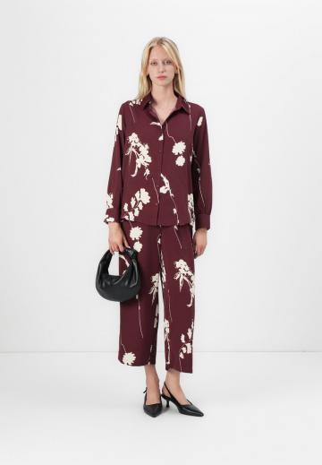 Атласная блузка