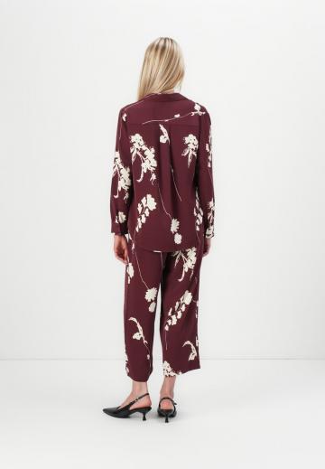 Атласная блузка