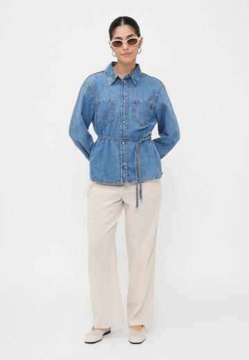 Джинсовая блузка