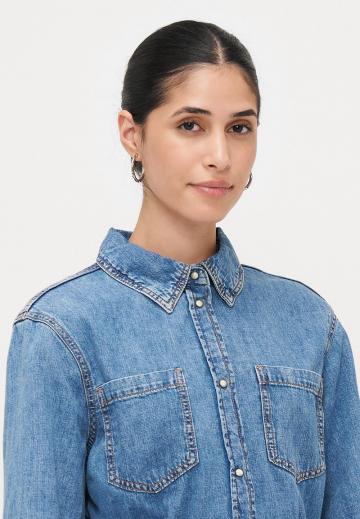 Джинсовая блузка