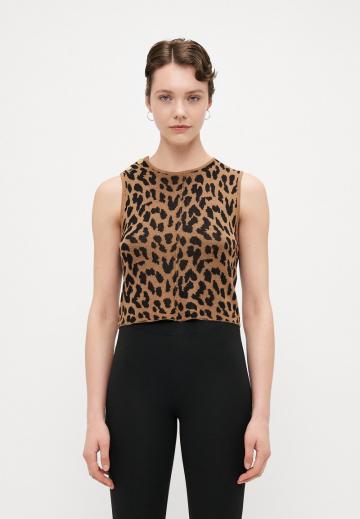 Пуловер без рукавов