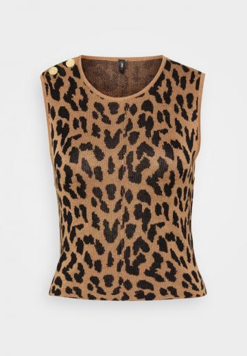 Пуловер без рукавов