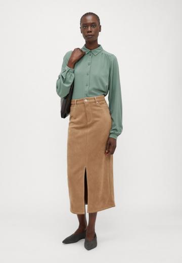 Кожаная юбка