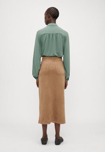 Кожаная юбка