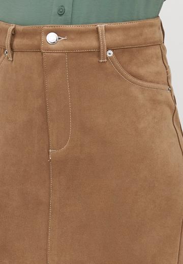 Кожаная юбка