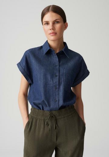 Джинсовая блузка