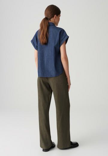 Джинсовая блузка