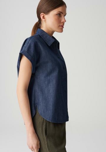 Джинсовая блузка