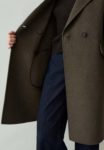 Шерстяное пальто