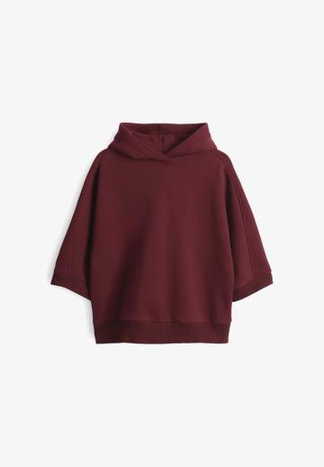 Пуловер с капюшоном