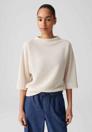 Пуловер с рукавом три четверти