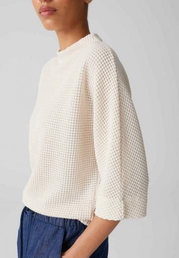 Пуловер с рукавом три четверти