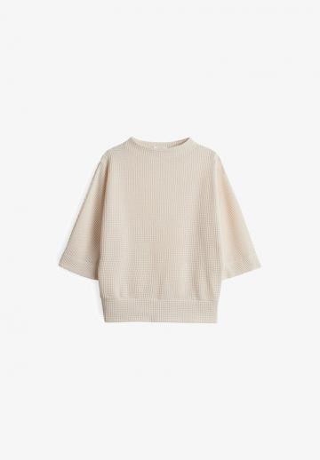 Пуловер с рукавом три четверти