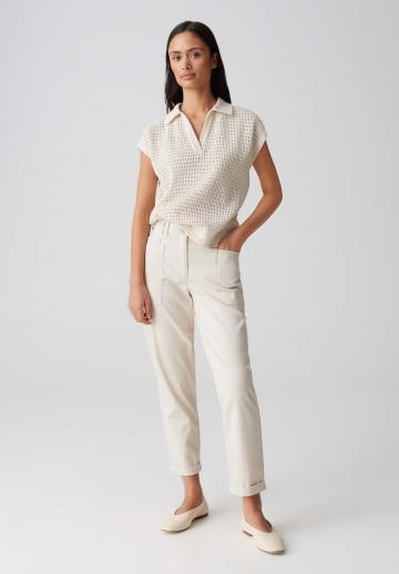 Пуловер с коротким рукавом