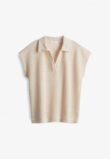 Пуловер с коротким рукавом