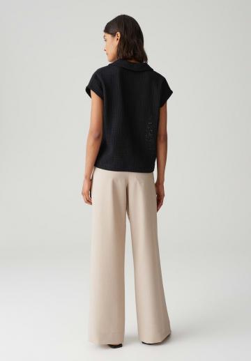 Пуловер с коротким рукавом