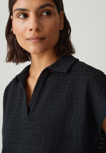 Пуловер с коротким рукавом