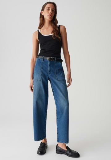 Прямые джинсы