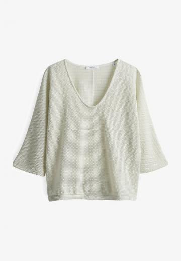 Пуловер с рукавом три четверти