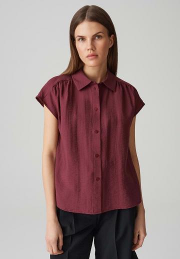 Атласная блузка