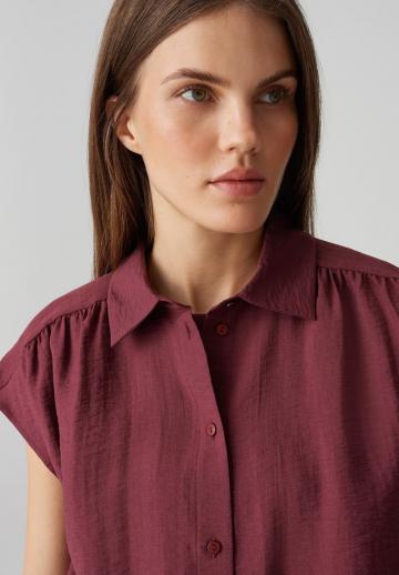 Атласная блузка