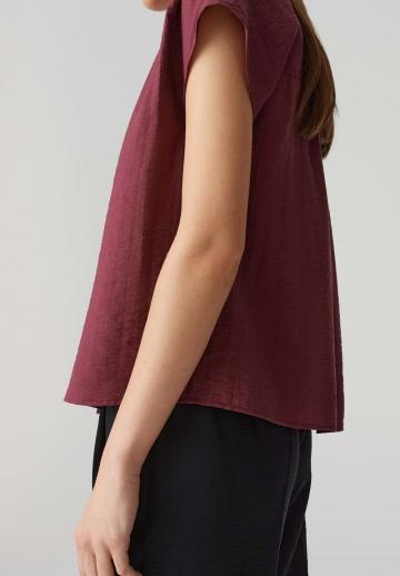 Атласная блузка