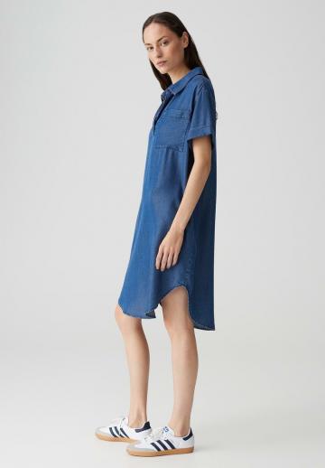 Джинсовое платье