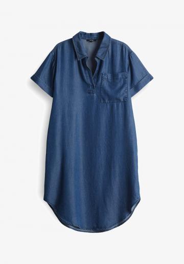 Джинсовое платье