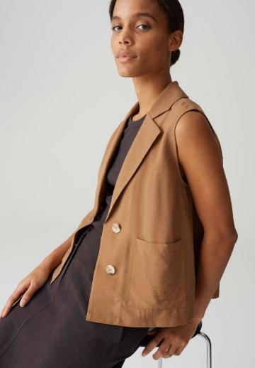 Джинсовая жилетка