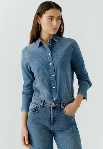 Джинсовая блузка