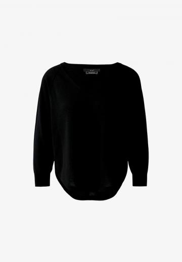 Пуловер с рукавом три четверти