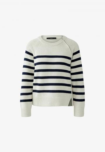 Пуловер в полоску