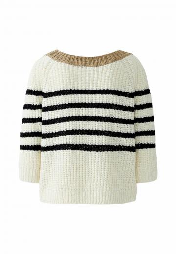 Пуловер с рукавом три четверти