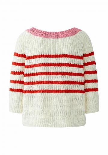 Пуловер с рукавом три четверти