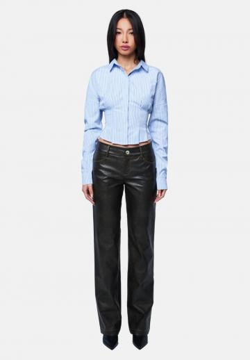 Атласная блузка