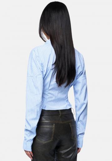 Атласная блузка