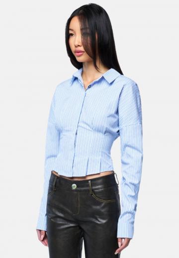 Атласная блузка