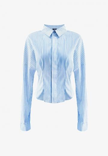 Атласная блузка