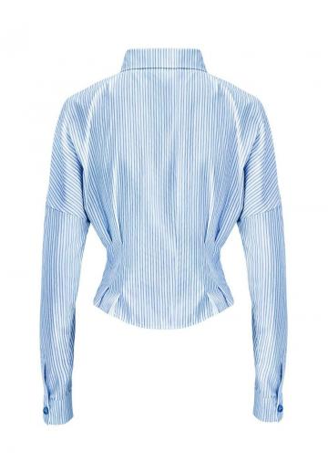 Атласная блузка