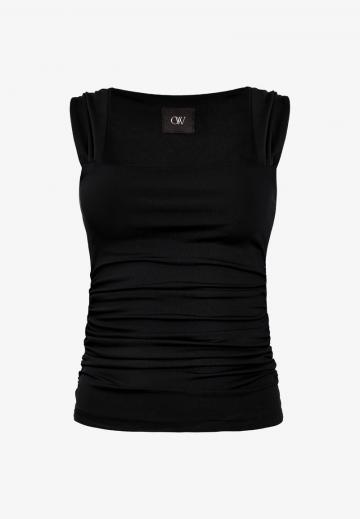 Блузка без рукавов